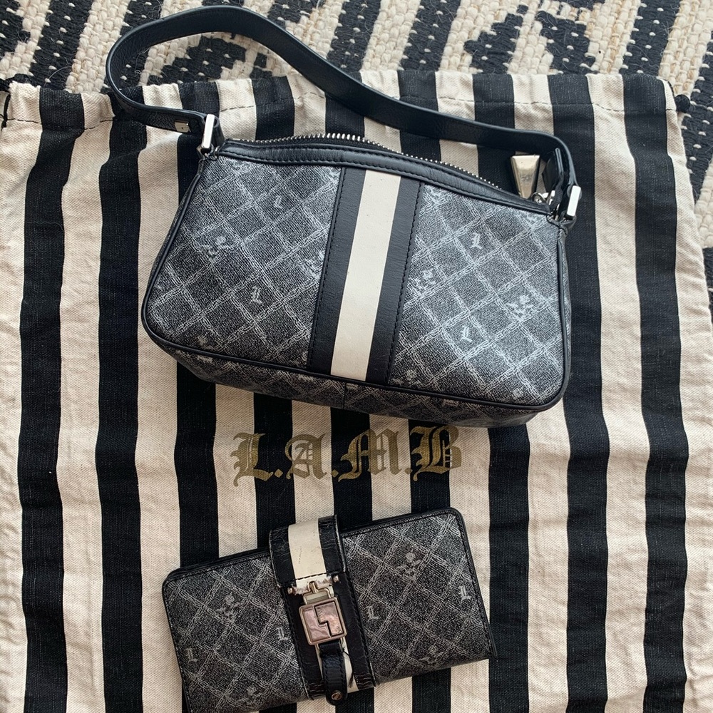 LAMB clutch and matching wallet!